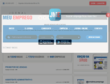 Tablet Screenshot of jornalmeuemprego.com.br